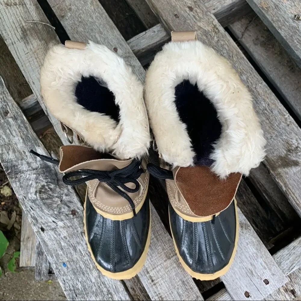 Sorel Kaufman Manitou winter pac snow boots Womens 7